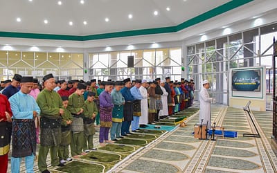 PENANJONG GARRISON HELD HARI RAYA AIDILFITRI PRAYER IN CONJUCTION OF THE MONTH OF SYAWAL 1447 HIJRAH