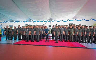TRAINING INSTITUTE ROYAL BRUNEI ARMED FORCES PARTICIPATES IN GET-TOGETHER CEREMONY WITH CITIZENS AND RESIDENTS OF TUTONG DISTRICT IN CONJUCTION WITH HIS MAJESTY’S BIRTHDAY CELEBRATION