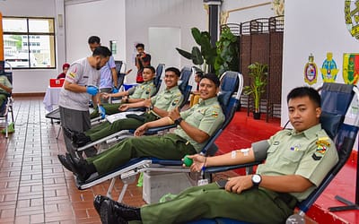 BLOOD DONATION CAMPAIGN IN CONJUNCTION WITH THE ROYAL BRUNEI ARMED FORCES 64TH ANNIVERSARY