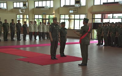 MAJLIS KENAIKAN PANGKAT BAGI PTB-PTB RENDAH JURULATIH REKRUT KOMPENI IL ABDB DI DEWAN NIKMAH