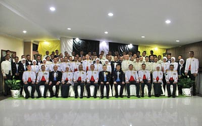 MAJLIS MAKAN MALAM BERADAT KURSUS KEPIMPINAN & PENGURUSAN PEGAWAI WARAN SIRI 2/2020