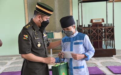 MAJLIS BACAAN SURAH YAASIN DAN TAHLIL SERTA PENYAMPAIAN SUMBANGAN DERMA KEPADA ANAK-ANAK YATIM SEMPENA HARI ULANG TAHUN INSTITUT LATIHAN ANGKATAN BERSENJATA DIRAJA BRUNEI