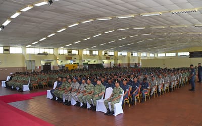 SESI PERJUMPAAN YANG MULIA KOMANDAN INSTITUT LATIHAN ANGKATAN BERSENJATA DIRAJA BRUNEI (IL ABDB) BERSAMA REKRUT LELAKI PENGAMBILAN KE-170