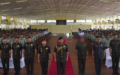 SESI PERJUMPAAN YANG MULIA PEMERINTAH ANGKATAN BERSENJATA DIRAJA BRUNEI (ABDB) BERSAMA REKRUT LELAKI PENGAMBILAN KE-170