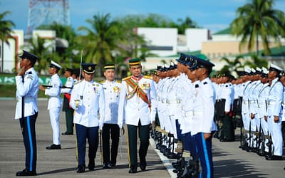 UPACARA PERBARISAN TAMAT LATIHAN REKRUT LELAKI PENGAMBILAN KE-170 ANGKATAN BERSENJATA DIRAJA BRUNEI