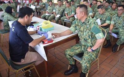 KEMPEN DERMA DARAH SEMPENA HARI ULANG TAHUN ANGKATAN BERSENJATA DIRAJA BRUNEI KE-62