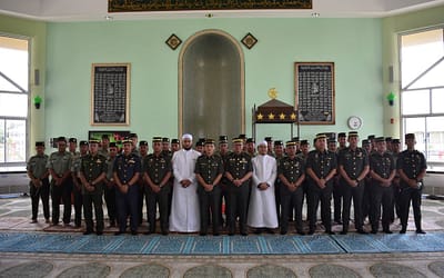 PENANJONG GARISON MENGADAKAN MAJLIS KHATAM AL-QUR’AN SEMPENA SAMBUTAN HARI ULANG TAHUN ANGKATAN BERSENJATA DIRAJA BRUNEI KE-62