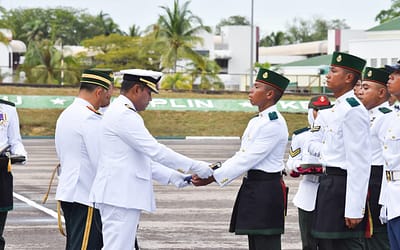 UPACARA PERBARISAN TAMAT LATIHAN REKRUT LELAKI PENGAMBILAN KE-172 DAN REKRUT WANITA PENGAMBILAN KE-58 ANGKATAN BERSENJATA DIRAJA BRUNEI
