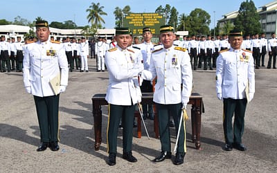 MAJLIS SERAH TERIMA TUGAS EJUTAN, INSTITUT LATIHAN ANGKATAN BERSENJATA DIRAJA BRUNEI