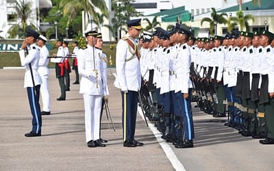 UPACARA PERBARISAN TAMAT LATIHAN REKRUT LELAKI PENGAMBILAN KE-174