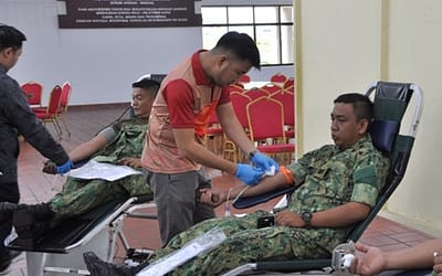 KEMPEN DERMA DARAH PERINGKAT PENANJONG GARISON SEMPENA HARI ULANG TAHUN ANGKATAN BERSENJATA DIRAJA BRUNEI KE 63 TAHUN.