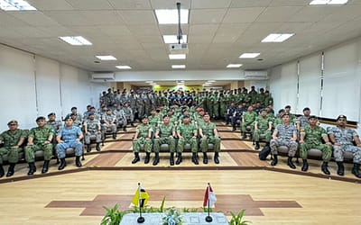 SHARING SESSION WITH SINGAPORE ARMED FORCES SERGEANT MAJOR