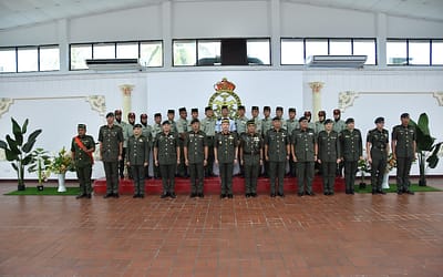 PROMOTION CEREMONY FOR JUNIOR NON-COMMISSIONED OFFICERS OF TRAINING INSTITUTE ROYAL BRUNEI ARMED FORCES