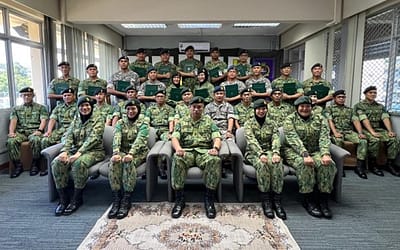 THE CERTIFICATE PRESENTATION FOR THE REGIMENT QUARTERMASTER SARGENT COURSE SESSION 2024