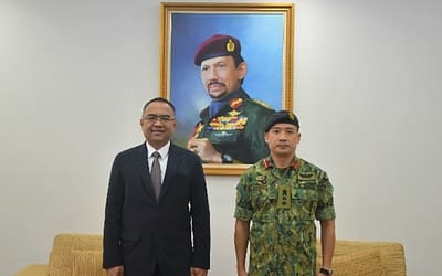 WORKING VISITS FROM ACTING DIRECTOR OF ADMINISTRATION AND MANPOWER MINDEF TO TRAINING INSTITUTE ROYAL BRUNEI ARMED FORCES (TI RBAF)