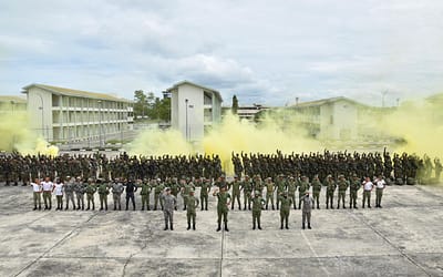THE RECRUIT COMPANY OF TRAINING INSTITUTE RBAF HOST OC CHALLENGE FOR MALE RECRUITS INTAKE 175 AND FEMALE RECRUITS INTAKE 59