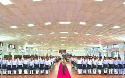 BAF 122 SIGNING CEREMONY FOR MALE RECRUITS INTAKE 176