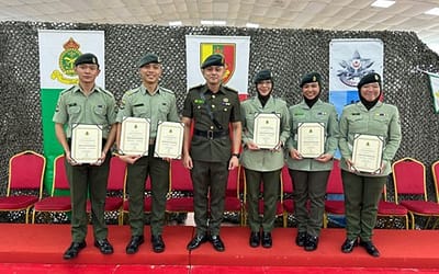 JUNIOR NON-COMMISSIONED OFFICERS FROM THE TRAINING INSTITUTE ROYAL BRUNEI ARMED FORCES HAVE COMPLETED THE INTERMEDIATE CLERK’S COURSE SERIES 2024 AT THE ROYAL BRUNEI LAND FORCES