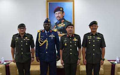 TRAINING INSTITUTE COMMANDANT RECEIVES COURTESY CALL FROM DEFENCE ADVISOR TO THE FEDERAL REPUBLIC OF NIGERIA