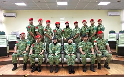 THE OPENING CEREMONY OF THE METHOD OF INSTRUCTOR COURSE FOR MILITARY POLICE