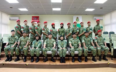 THE CLOSING CEREMONY OF METHOD OF INSTRUCTOR COURSE FOR MILITARY POLICE ROYAL BRUNEI ARMED FORCES