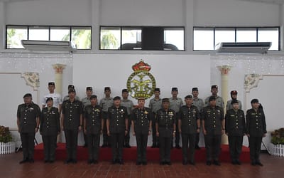 PROMOTION CEREMONY FOR JUNIOR NON-COMMISSIONED OFFICERS OF TRAINING INSTITUTE ROYAL BRUNEI ARMED FORCES