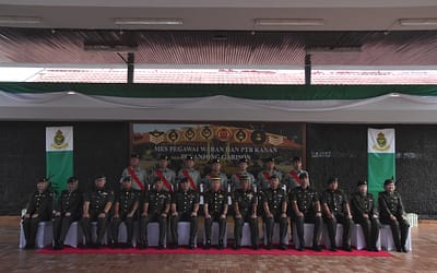 PROMOTION CEREMONY FOR SENIOR NON-COMMISSIONED OFFICERS OF TRAINING INSTITUTE ROYAL BRUNEI ARMED FORCES