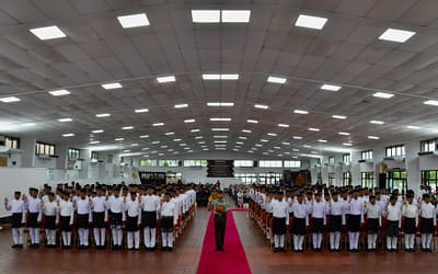 BAF 122 SIGNING CEREMONY FOR MALE RECRUITS INTAKE 177