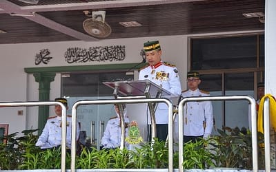 FAREWELL CEREMONY FOR THE 25TH COMMANDANT OF THE TRAINING INSTITUTE ROYAL BRUNEI ARMED FORCES
