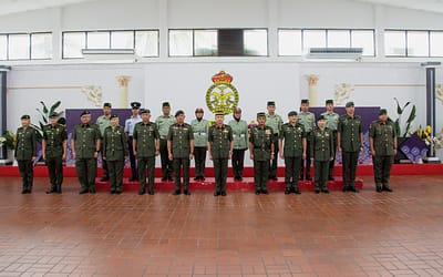 PROMOTION CEREMONY FOR JUNIOR NON-COMMISSIONED OFFICERS OF TRAINING INSTITUTE ROYAL BRUNEI ARMED FORCES