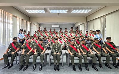 THE OPENING CEREMONY OF THE COMPANY QUARTERMASTER SERGEANT COURSE SERIES 2/2025
