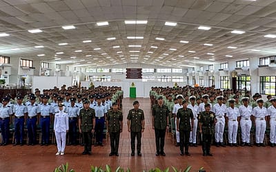 YANG MULIA ACTING COMMANDANT OF TRAINING INSTITUTE ROYAL BRUNEI ARMED FORCED SESSION WITH THE MALE RECRUITS OF THE INTAKE 177TH