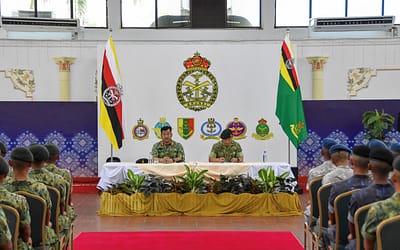 YANG MULIA Major GENERAL DATO PADUKA SERI HAJI MUHAMMAD HASZAIMI BIN BOL HASSAN, COMMANDER OF THE ROYAL BRUNEI ARMED FORCES (RBAF) SESSION WITH MALE RECRUITS OF INTAKE 177TH