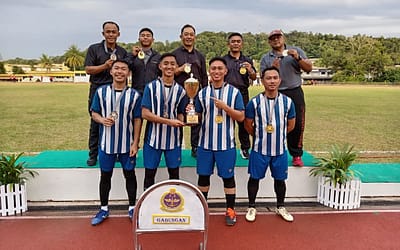 FINAL FOOTBALL MATCH BETWEEN MINDEF COMBINED TEAM AND ROYAL BRUNEI LAND FORCE